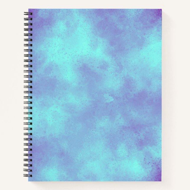 Stylish Storm cloud effect pattern Notebook (Front)