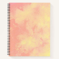 Stylish Storm cloud effect pattern Orange yellow