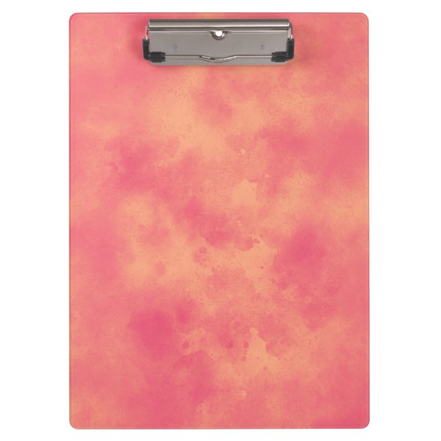 Stylish Storm cloud effect pattern Peach  Clipboard (Front)
