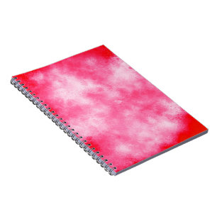 Stylish Storm cloud effect pattern pink Notebook
