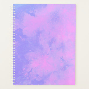 Stylish Storm cloud effect pattern Pink purple Planner