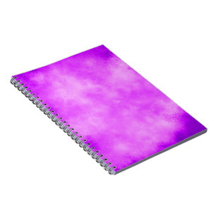Stylish Storm cloud effect pattern Pinky Purple Notebook