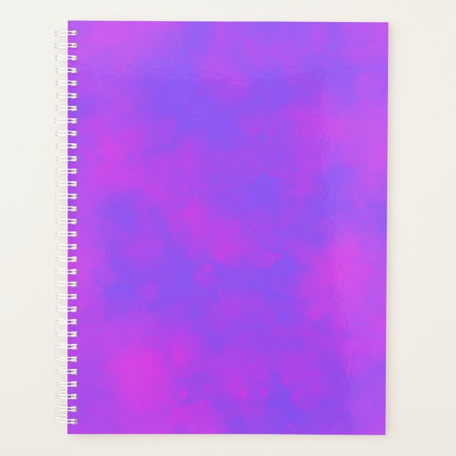 Stylish Storm cloud effect pattern Planner (Front)