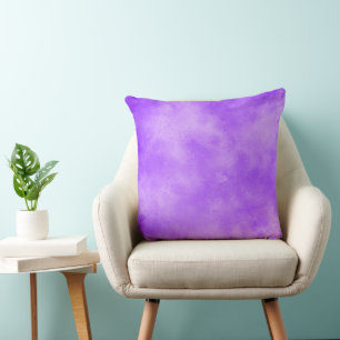Stylish Storm cloud effect pattern purple blue  Cushion