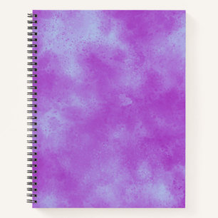 Stylish Storm cloud effect pattern purple  Notebook