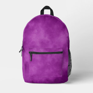 Stylish Storm cloud effect pattern Violet Sky Printed Backpack
