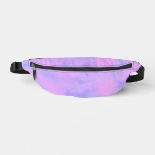 Stylish Storm cloud effect Pink Lilac Bum Bags