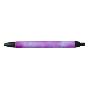 Stylish Storm cloud effect  Purple Black Ink Pen