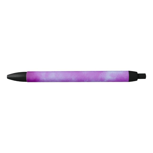 Stylish Storm cloud effect  Purple Black Ink Pen (Front)