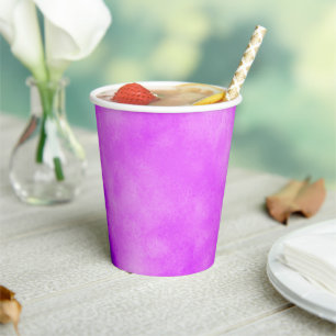 Stylish Storm cloud effect Purple Paper Cups