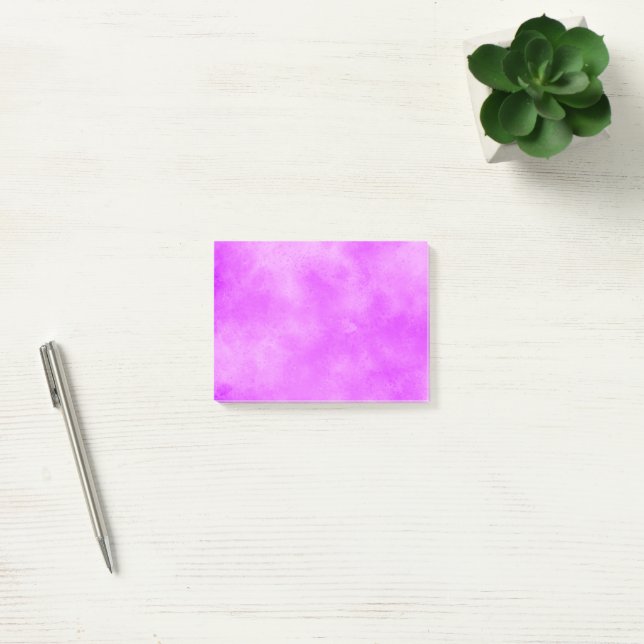 Stylish Storm cloud effect purple Post-it Notes (Office)
