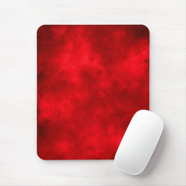 Stylish Storm cloud effect   Red Mouse Mat (With Mouse)