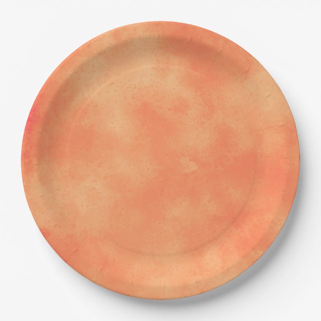 Stylish Storm cloud effect Tropical  Paper Plate (Front)