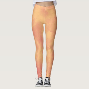 Stylish Storm cloud effect  Tropical Sunrise  Leggings