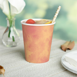 Stylish Storm cloud effect Tropical Sunrise Paper Cups