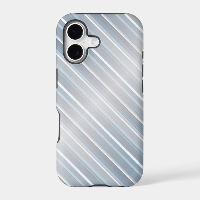Stylish striped grey-blue (Back)