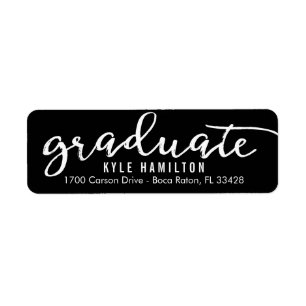 Stylish Strokes Editable Colour Graduation Label