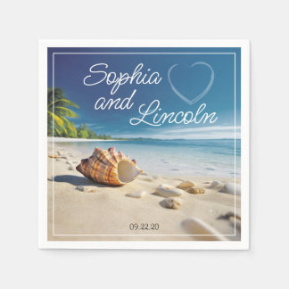 Stylish summer Wedding Napkin