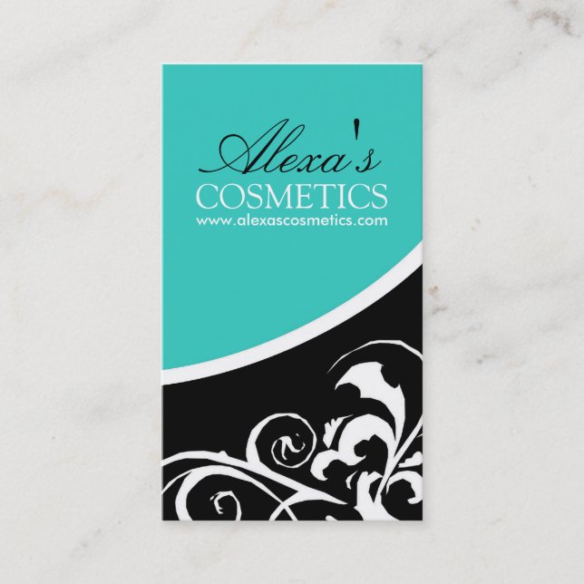 Stylish Swirl :: Business Card (Front)