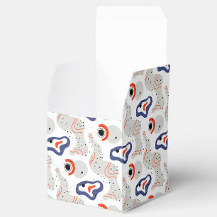 Stylish Swirls and Curbs Abstract Pattern Favour Box