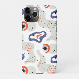 Stylish Swirls and Curbs Abstract Pattern iPhone 11Pro Case