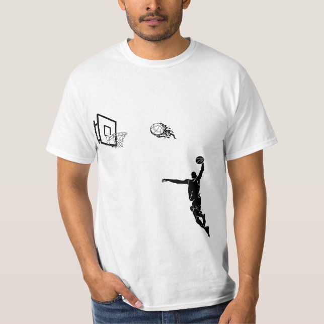 Stylish t-shirt for basketball fans (Front)