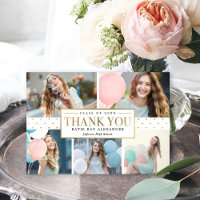 Stylish Tag Graduation Thank You Note Card