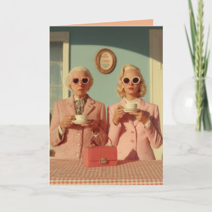 Stylish Tea Time Duo Card