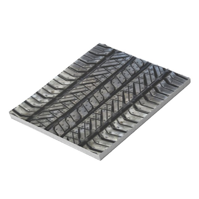 Stylish Tire Rubber Automotive Texture Notepad (Rotated)
