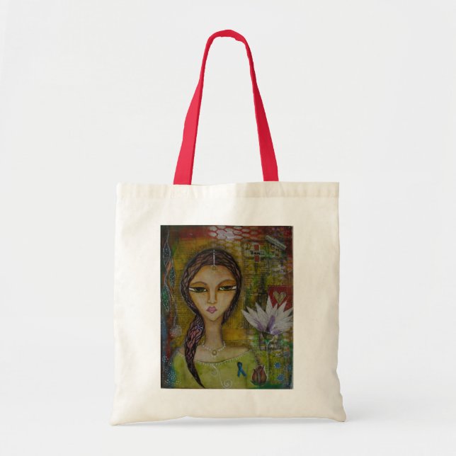 Stylish tote bag in gorgeous colours (Front)