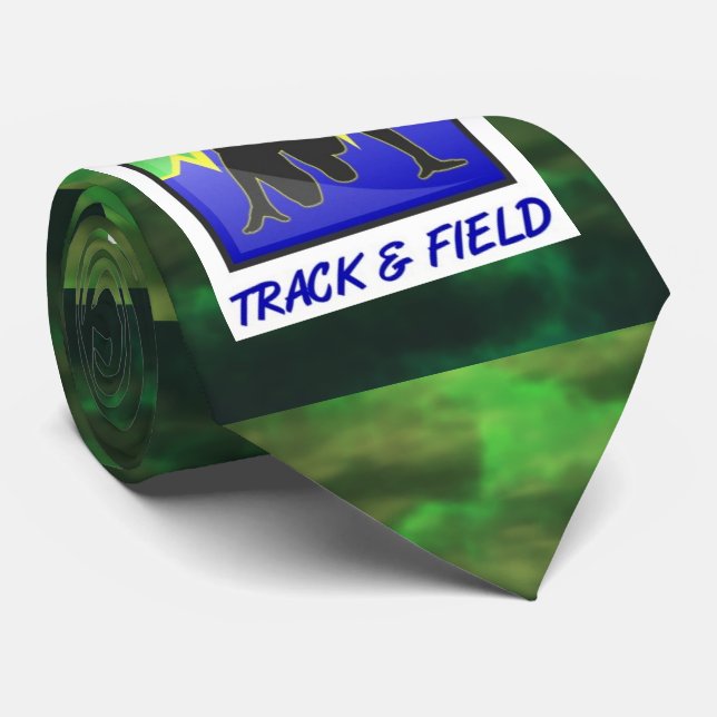 Stylish Track & Field Running Tie (Rolled)