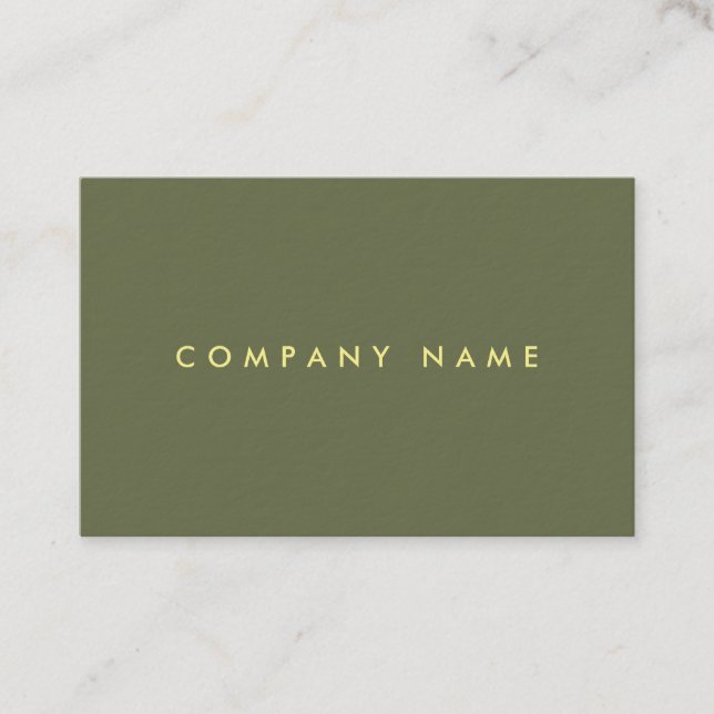 Stylish Trendy Colour Template Luxury Professional Business Card (Front)