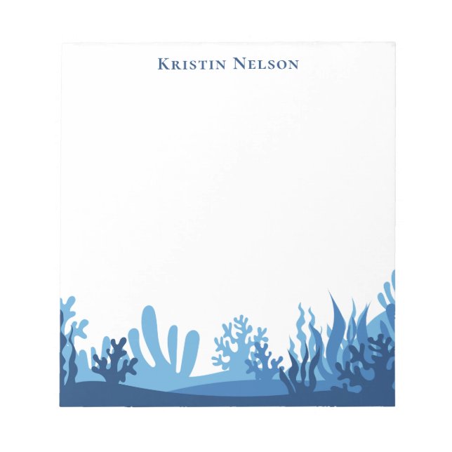Stylish Trendy Elegant Tropical Classy  Notepad (Front)