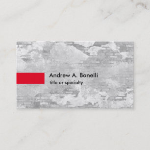 Stylish Trendy Grey Wall Professional Modern Business Card