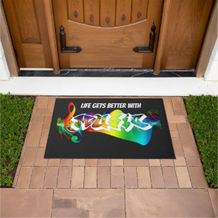  Stylish Trendy Jamming   Doormat
