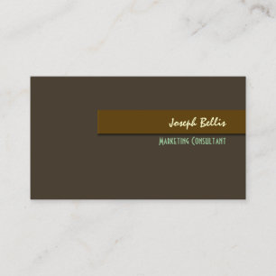 Stylish trendy retro colours business cards