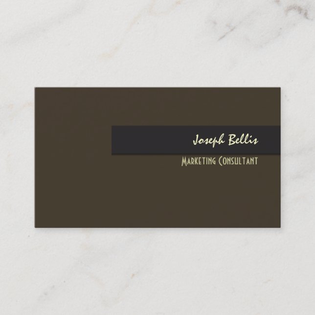 Stylish trendy retro colours business cards (Front)