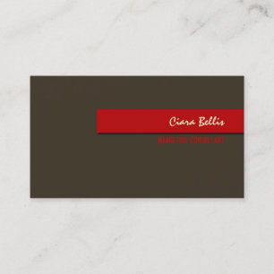 Stylish trendy retro colours business cards