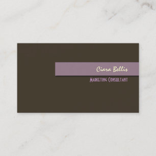 Stylish trendy retro colours business cards