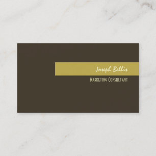 Stylish trendy retro colours business cards
