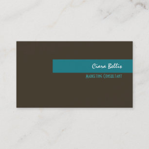 Stylish trendy retro colours business cards