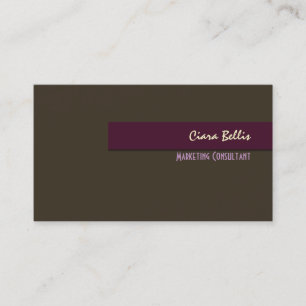 Stylish trendy retro colours business cards