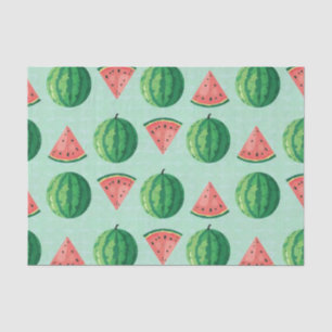Stylish Trendy Watercolor Watermelon Tissue Paper