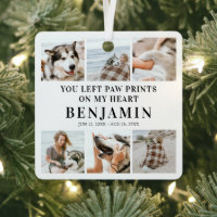 Stylish Tribute 6 Photo Collage Pet Dog Memorial