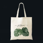 Stylish Tropical Monstera Tote Bag<br><div class="desc">Perfect for a bridal shower gift,  bachelorette party favour,  birthday gift,  mother's day gift - or any other special reason!</div>