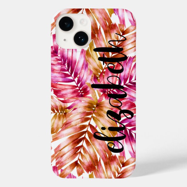 Stylish Tropical Palms Case-Mate iPhone Case (Back)
