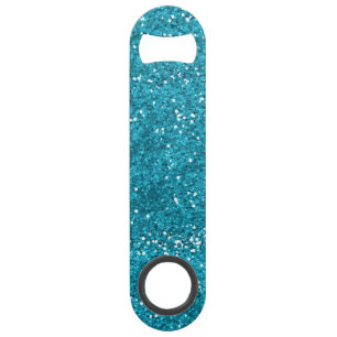 Stylish Turquoise Blue Glitter