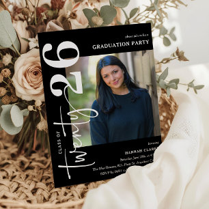 Stylish Twenty26 Photo Graduation Party Invitation