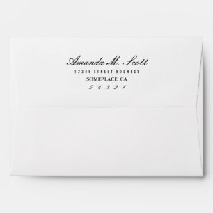 Stylish Type Pre Addressed Envelopes