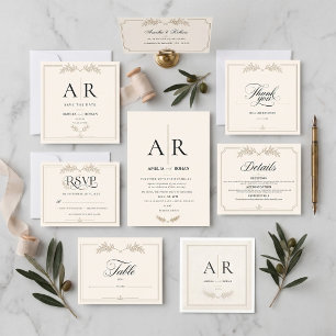 Stylish typography wedding return address label